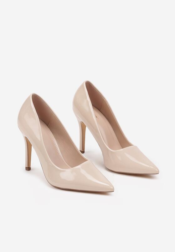 Pantofi stiletto Bej 5