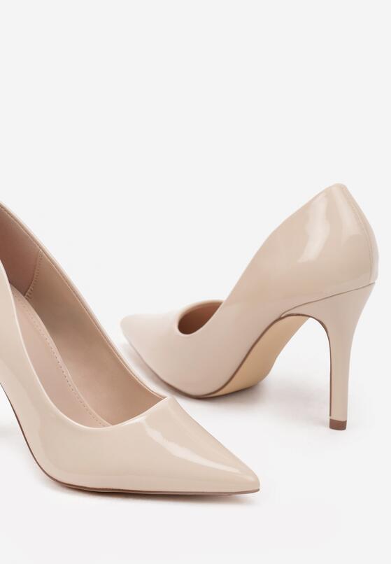 Pantofi stiletto Bej 6