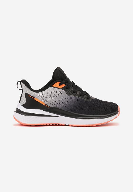 Czarno-Szare Buty Sportowe Sneakersy ze Sznurowaniami Risamay 4