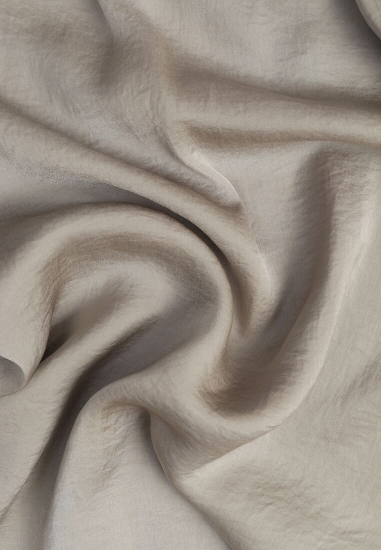 Jasnozielone Szerokie Spodnie z Wiskozy z Wysokim Stanem Rissalie 8