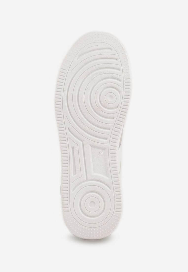 Biało-Szare Klasyczne Sneakersy Vices na Grubej Podeszwie Torira 8
