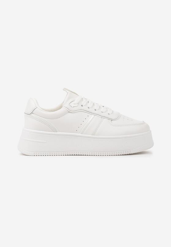 Białe Klasyczne Sneakersy Vices na Grubej Podeszwie Torira 5