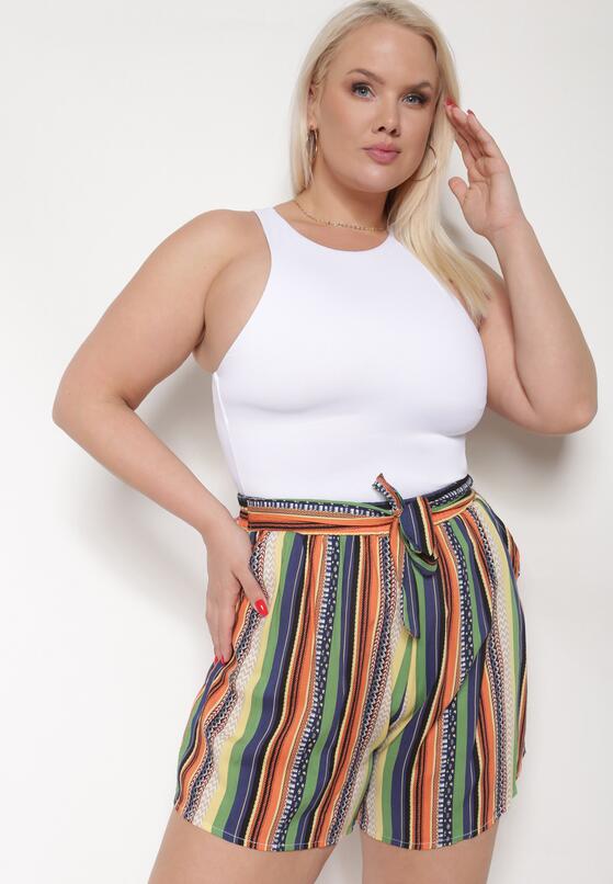 Pantaloni scurți Albastru cu verde 4