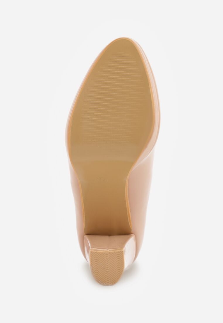 Pantofi cu toc Bej închis 7