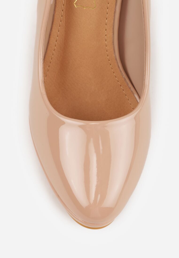 Pantofi cu toc Bej închis 9