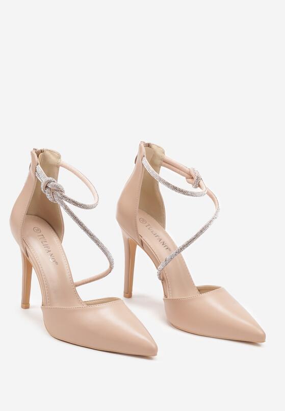 Pantofi stiletto Bej 5