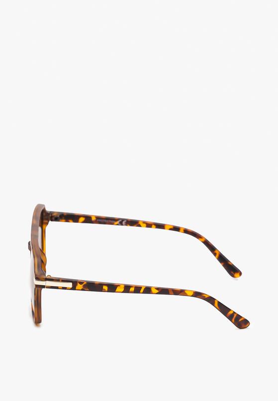 Brązowe Okulary Przeciwsłoneczne z Filtrem UV w Stylu Pilotek Aretas 2