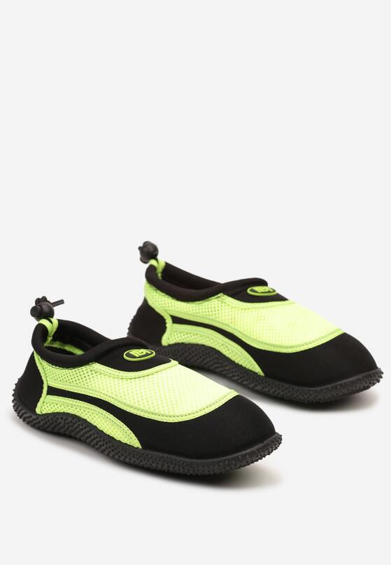 Czarno-Zielone Płaskie Buty Sportowe do Wody Renelsea 2