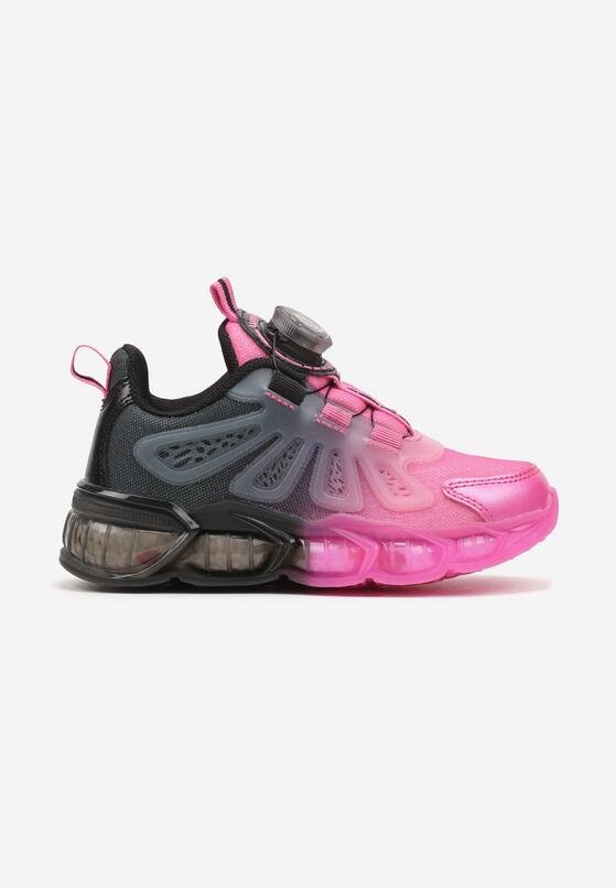 Pantofi sport Negru cu fucsia 2