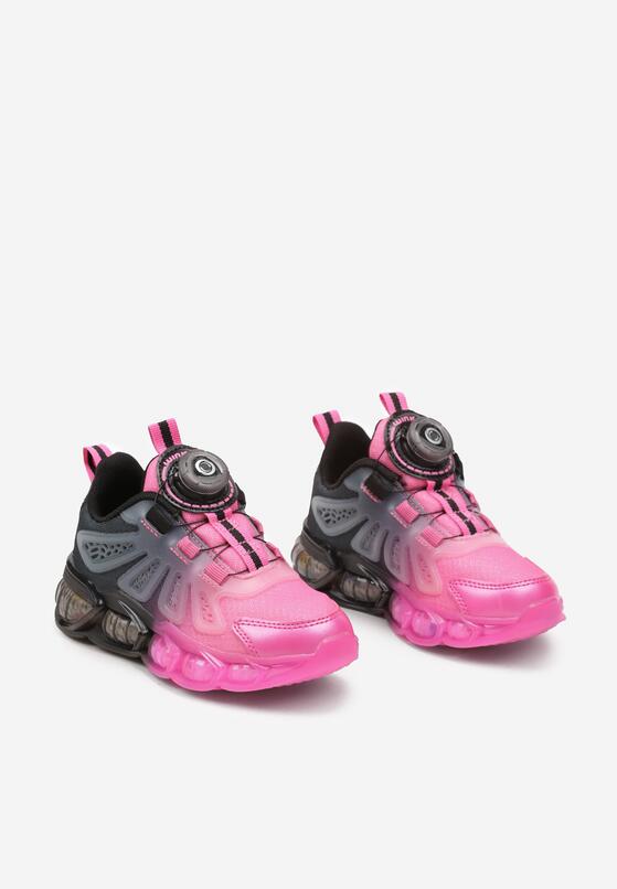 Pantofi sport Negru cu fucsia 1