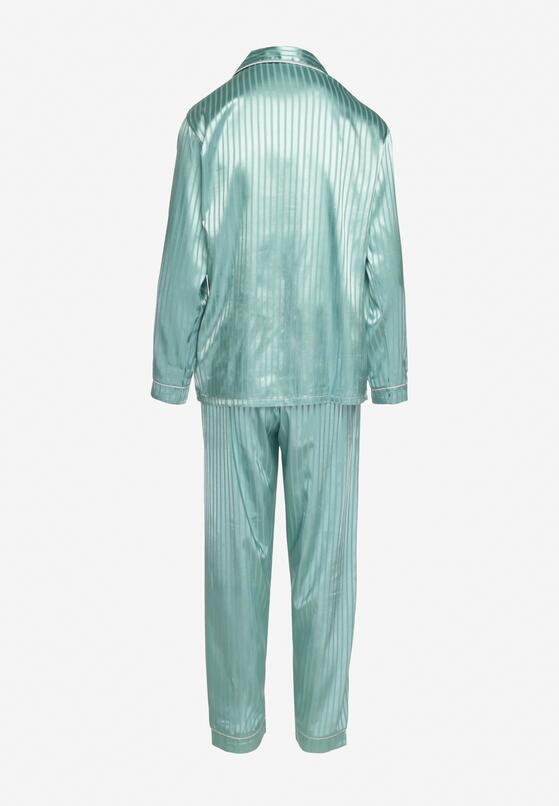 Compleu pijama Verde mentă 6