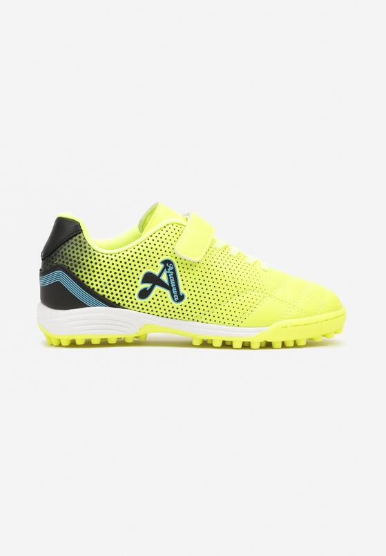 Zielone Buty Sportowe Typu Korki z Rzepem i Sznurowaniami Rivaelina 1