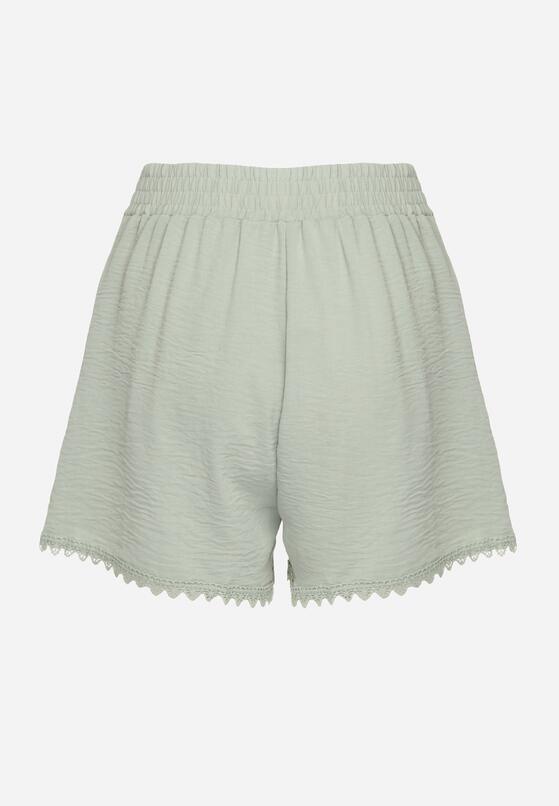 Pantaloni scurți Verde deschis 7
