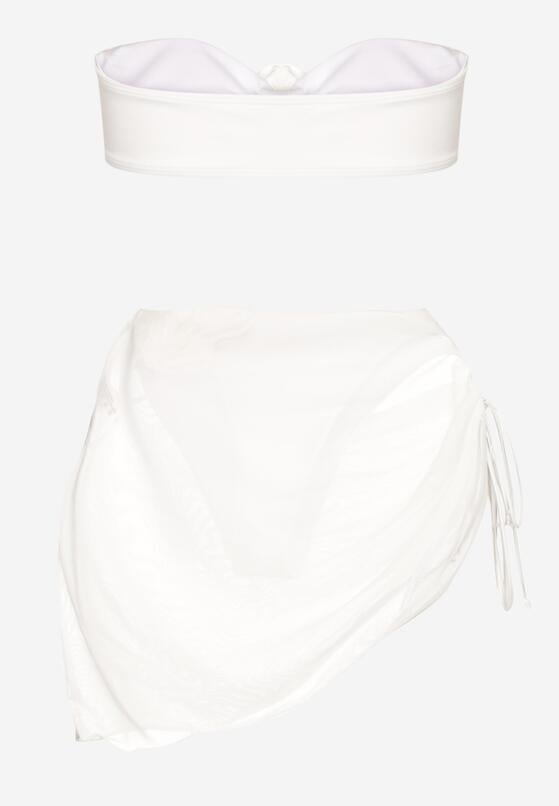 Costum de baie bikini Alb 6