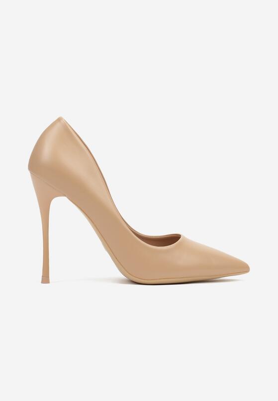 Pantofi stiletto Bej 4