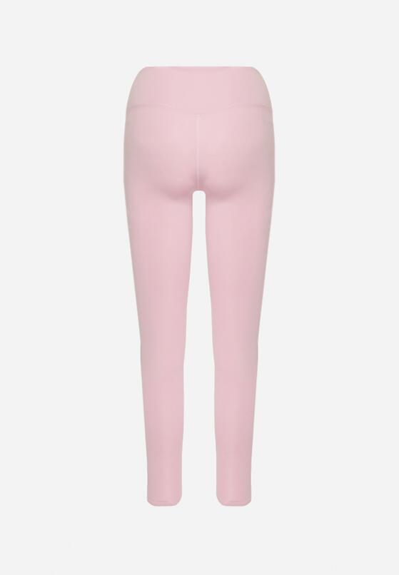 Jasnofioletowe Legginsy z Wysokim Stanem Parefia 7