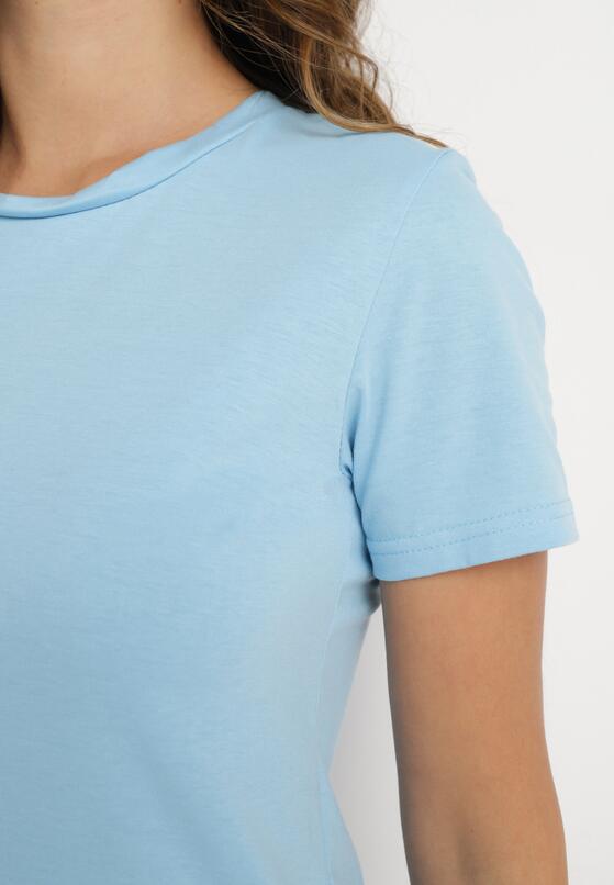 Niebieski T-shirt z Krótkim Rękawem Elldora 5