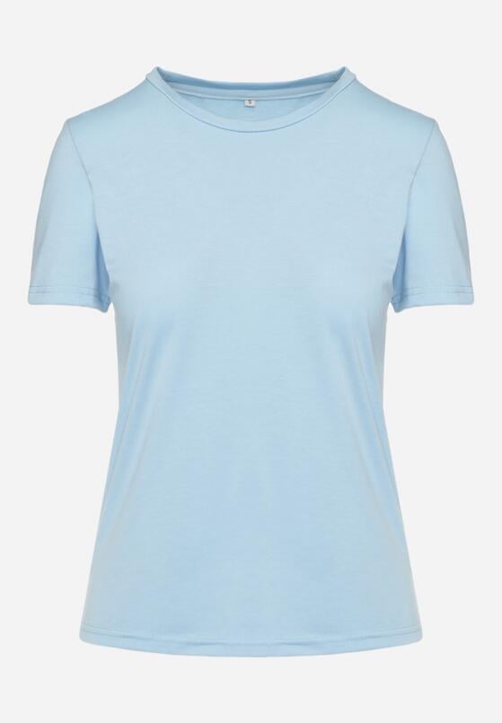 Niebieski T-shirt z Krótkim Rękawem Elldora 6