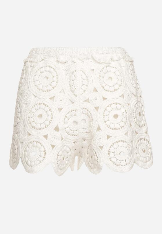 Pantaloni scurți Albi 6