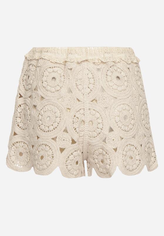 Pantaloni scurți Bej deschis 7