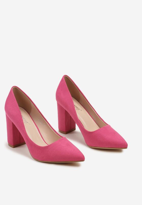 Pantofi stiletto Fucsia 5