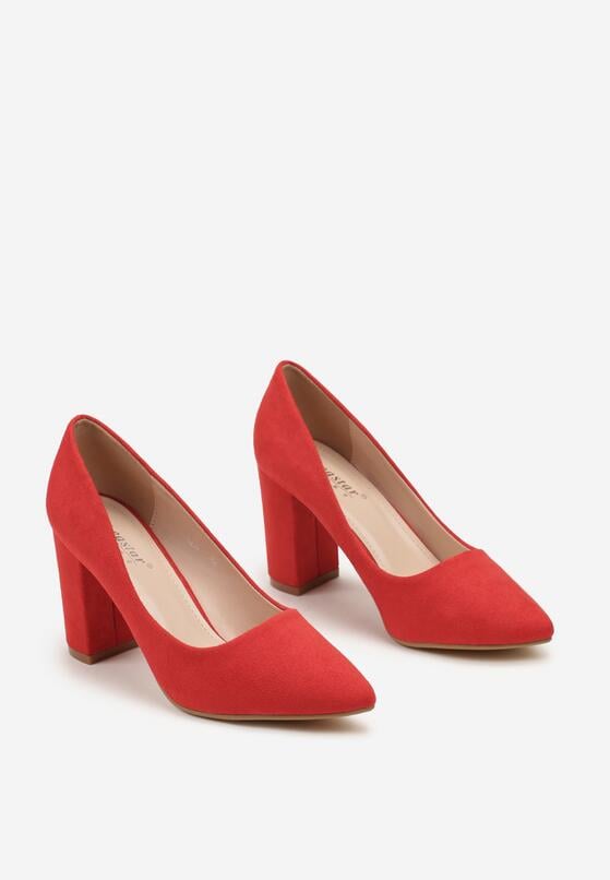 Pantofi stiletto Roșii 5