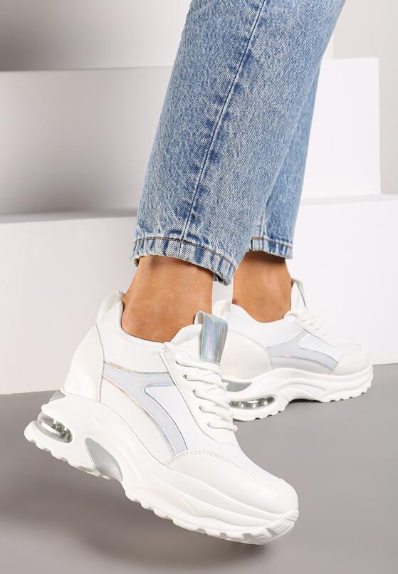 Sneakers Alb cu argintiu 1