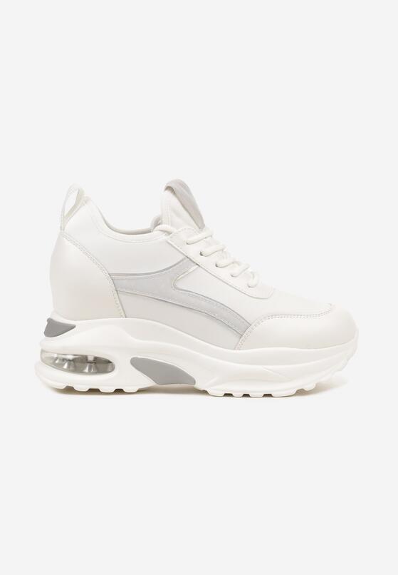 Sneakers Alb cu argintiu 4