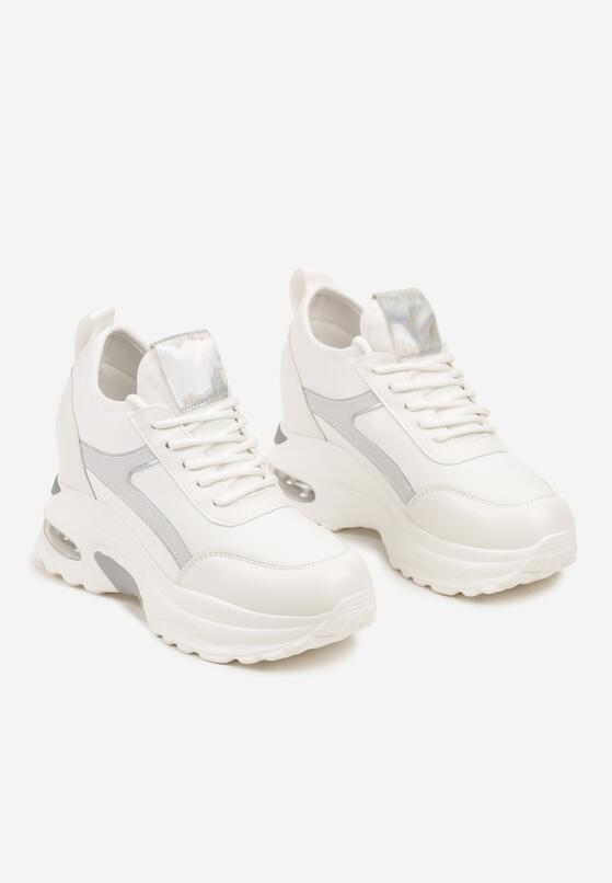 Sneakers Alb cu argintiu 5