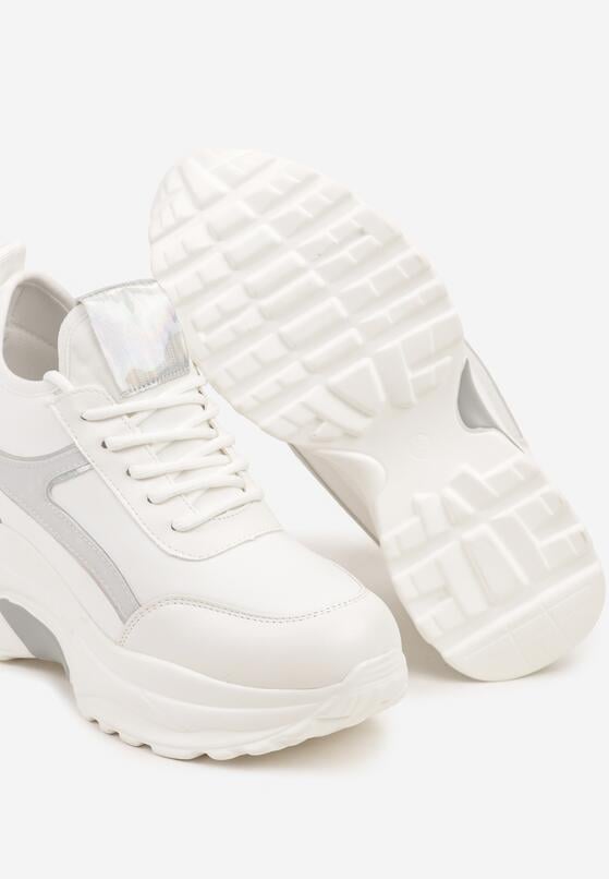 Sneakers Alb cu argintiu 6