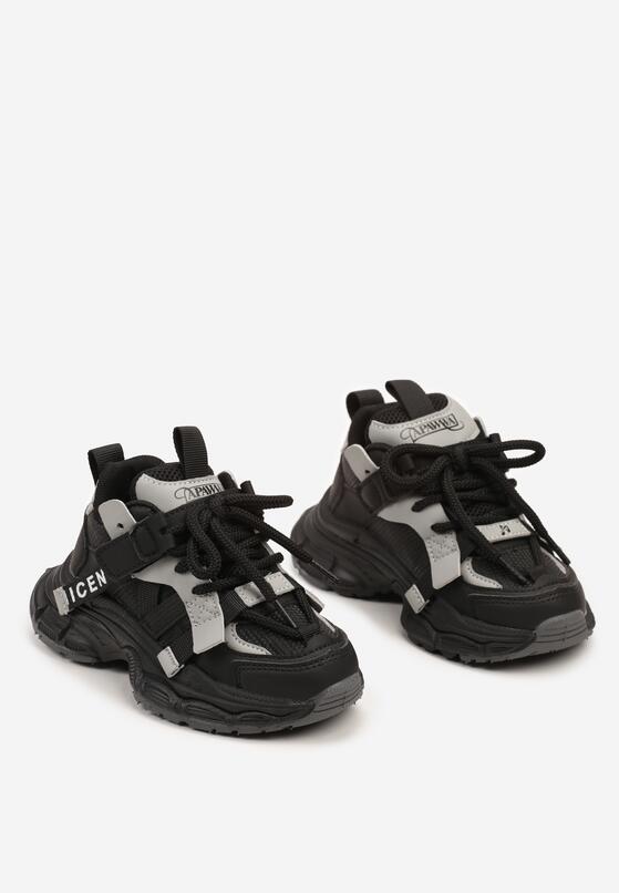 Pantofi sport Negru cu gri 2
