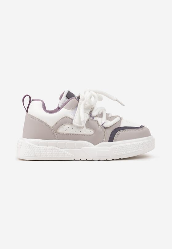 Pantofi sport Alb cu mov 1