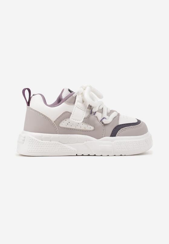 Pantofi sport Alb cu mov 1