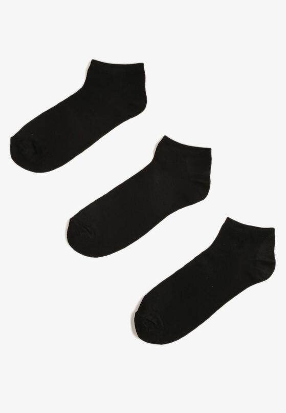 Czarne Skarpety Stopki 3 Pack Priefra 1