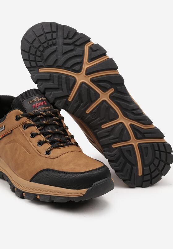 Żółte Płaskie Sznurowane Buty Sportowe Sneakersy Golaria 3