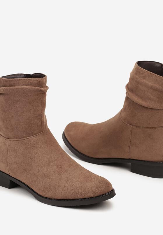 Brązowe Botki w Stylu Boho z Ekozamszu Mevasiia 6