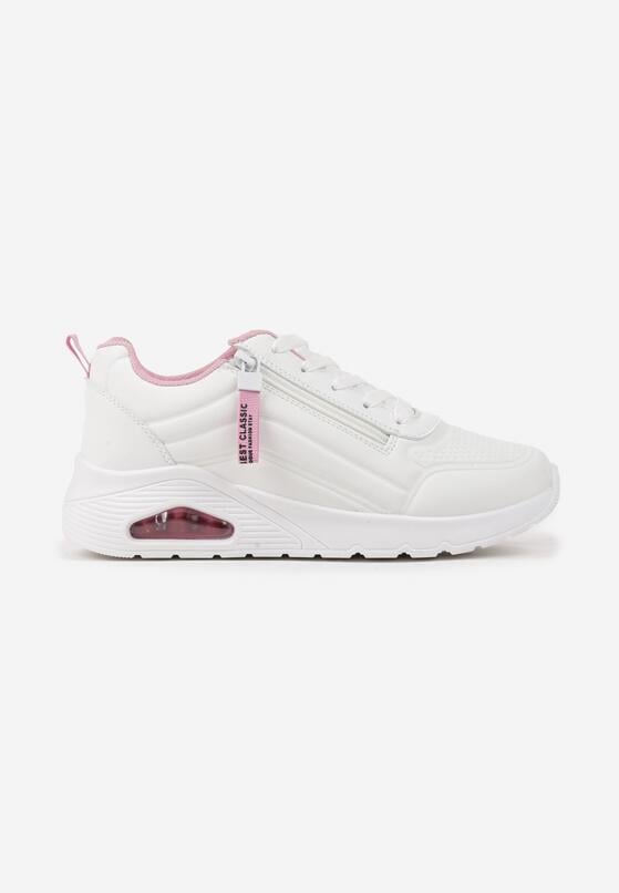 Sneakers Alb cu roz 4