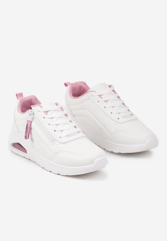 Sneakers Alb cu roz 5