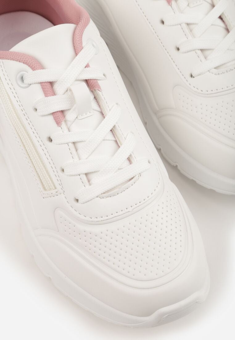 Sneakers Alb cu roz 8