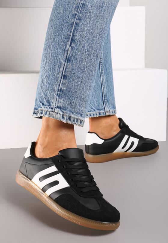 Sneakers Negru cu alb 2