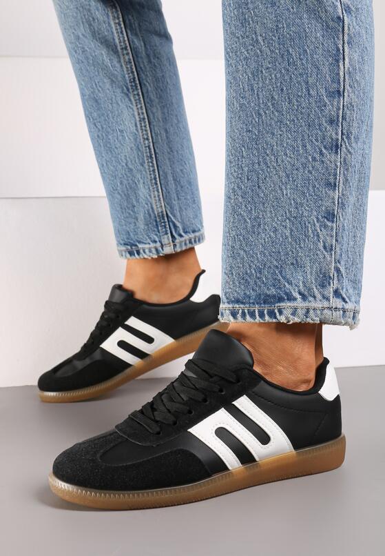 Sneakers Negru cu alb 1