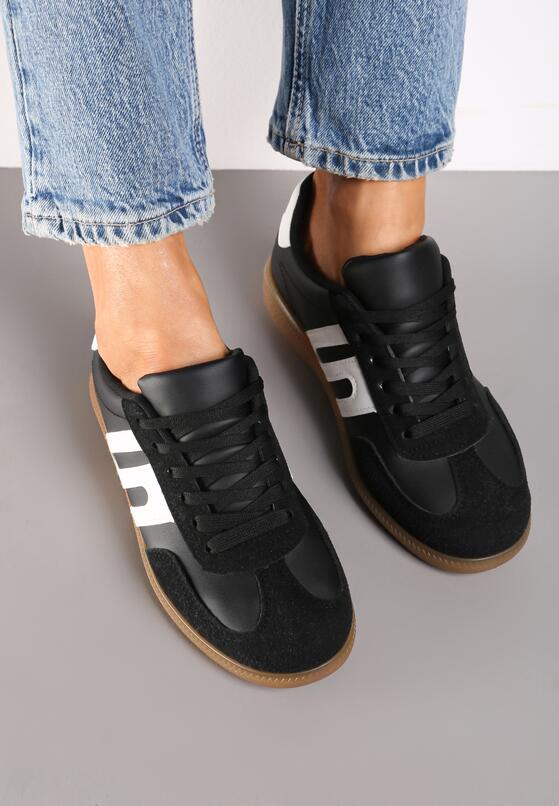 Sneakers Negru cu alb 3