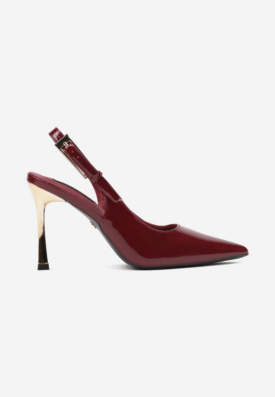 Pantofi stiletto Bordo 4