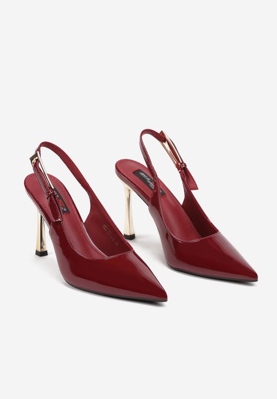 Pantofi stiletto Bordo 5