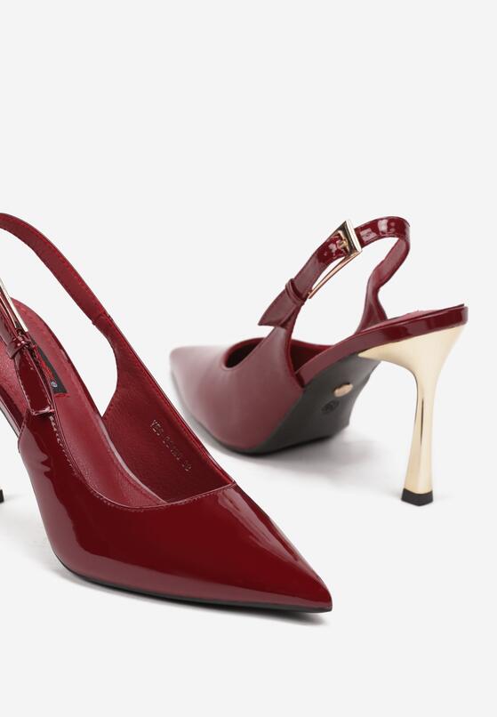 Pantofi stiletto Bordo 6