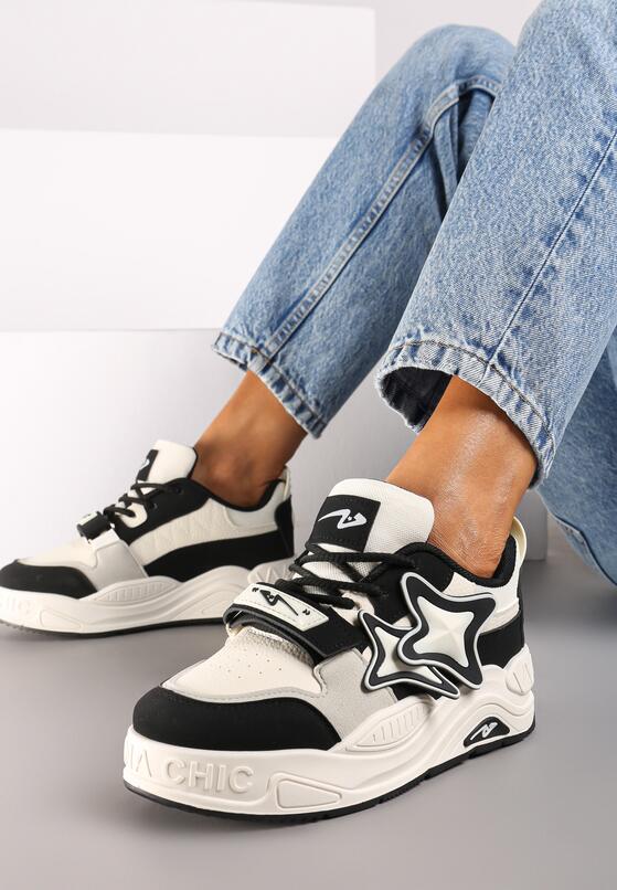 Sneakers Bej cu negru 1