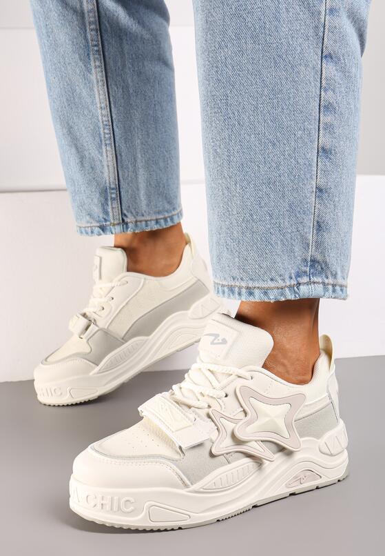 Sneakers Bej cu gri 2