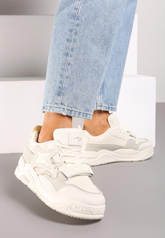 Sneakers Bej cu gri 1