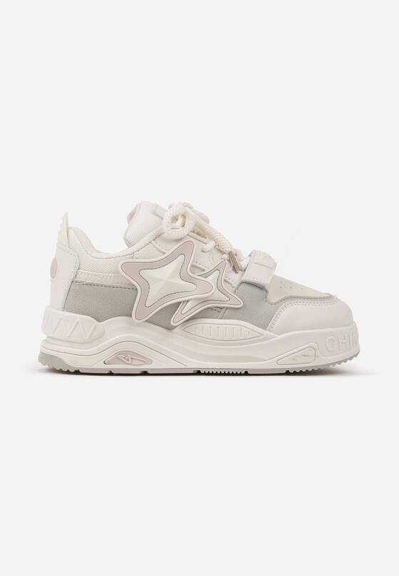 Sneakers Bej cu gri 4