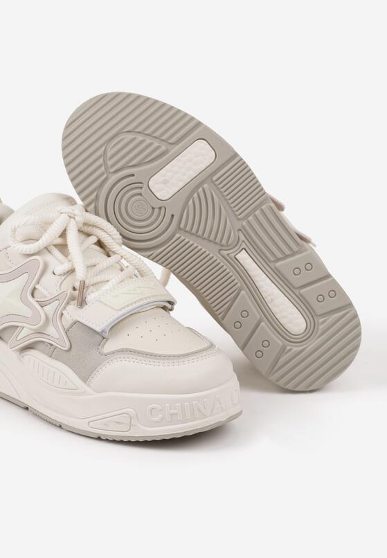 Sneakers Bej cu gri 6